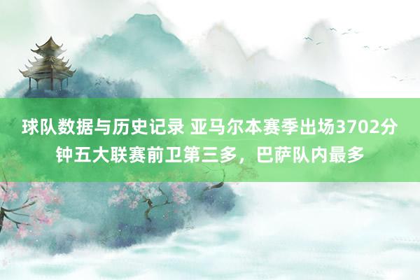 球队数据与历史记录 亚马尔本赛季出场3702分钟五大联赛前卫第三多,巴萨队内最多