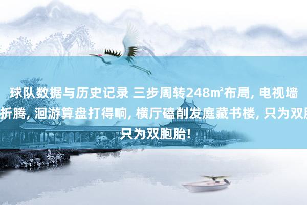 球队数据与历史记录 三步周转248㎡布局, 电视墙爱你折腾, 洄游算盘打得响, 横厅磕削发庭藏书楼, 只为双胞胎!